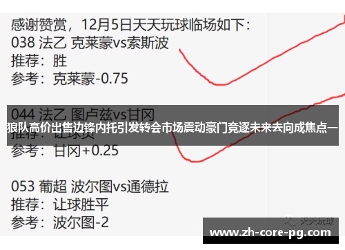 狼队高价出售边锋内托引发转会市场震动豪门竞逐未来去向成焦点一